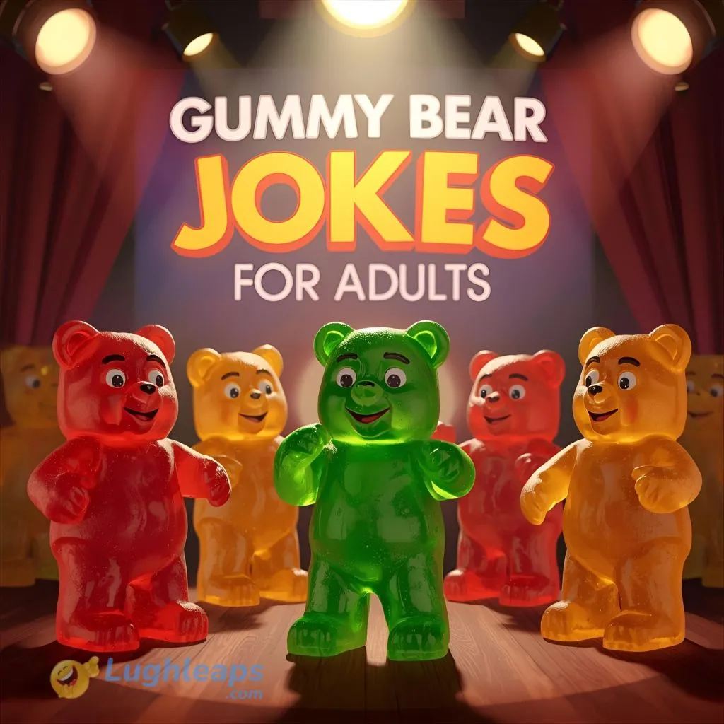 Gummy Bear Jokes for Adults