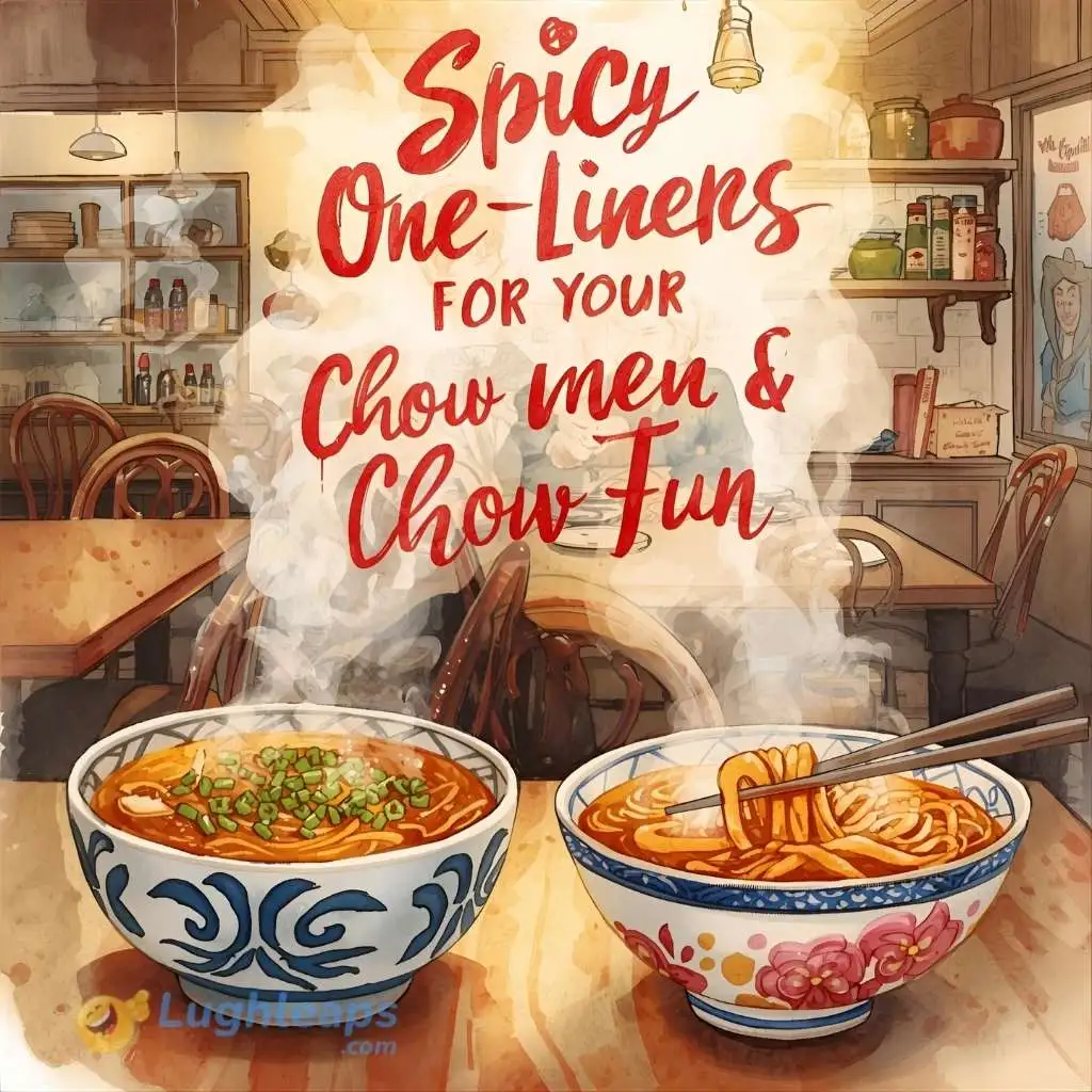 Spicy One Liners for Your Chow Mein & Chow Fun Fix