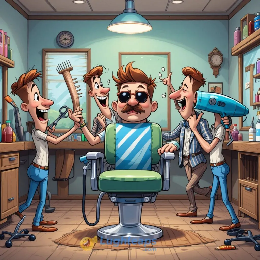 Hair raising Barber Puns