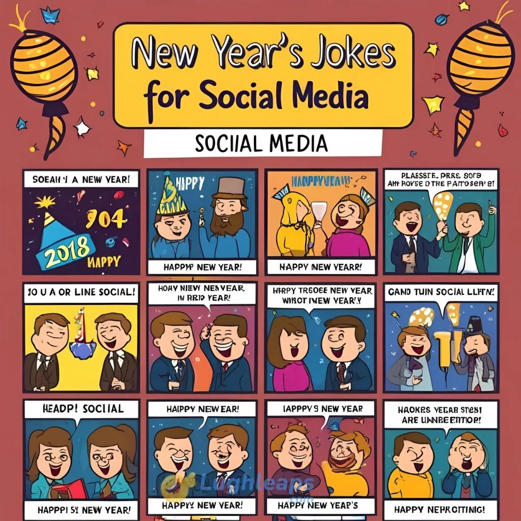 New Year's Jokes for Social Media