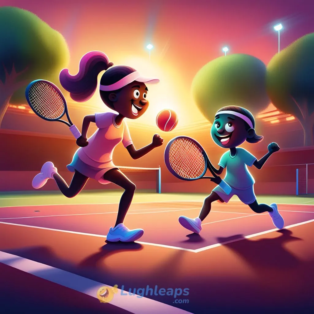 Tennis Puns on the Court