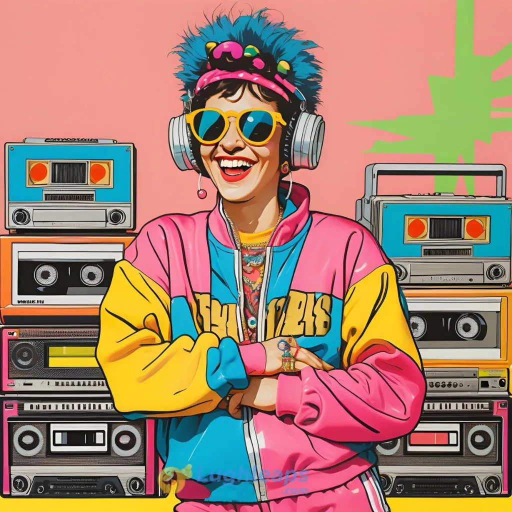 Totally rad 80s puns