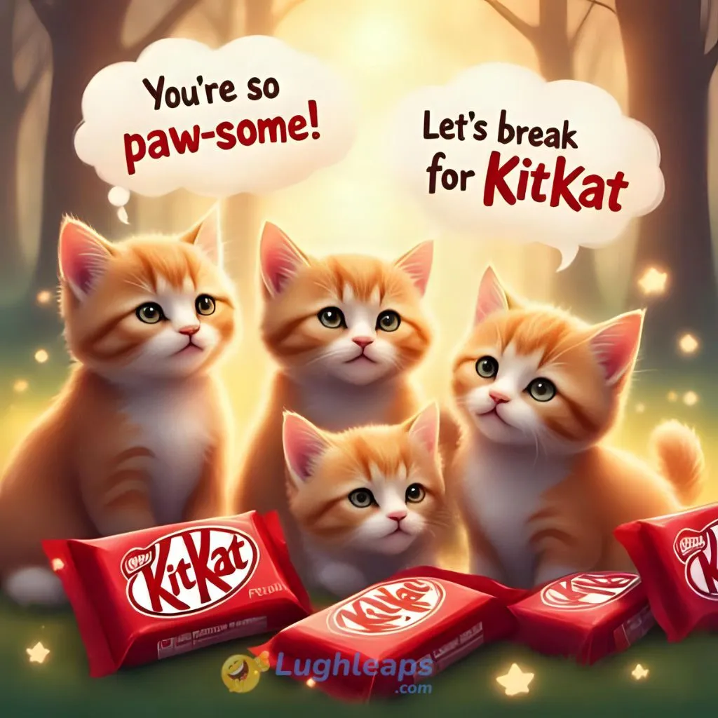 Cute KitKat Puns
