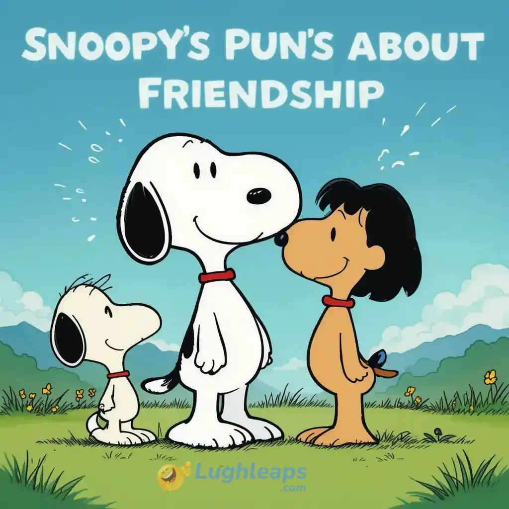 Snoopy’s Puns About Friendship